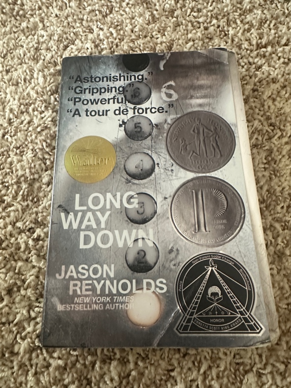 Long Way Down by Jason Reynolds - Grey Cover